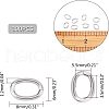 Unicraftale 304 Stainless Steel Jump Rings STAS-UN0006-37A-2