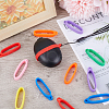 Gorgecraft 32Pcs 8 Colors Silicone Pendant FIND-GF0005-87A-4