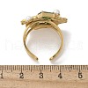 304 Stainless Steel Cuff Rings for Women RJEW-D302-03G-10-3
