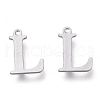 Tarnish Resistant 304 Stainless Steel Charms STAS-H112-L-P-1