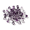 Two Tone Transparent Glass Beads GLAA-NH0001-03E-1