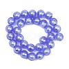 Handmade Silver Foil Glass Beads Strands FOIL-F002-01D-3