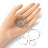 60Pcs 3 Size 316 Surgical Stainless Steel Hoop Earring Findings STAS-YW0001-75P-4