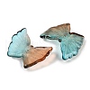 Spray Painted Glass Beads GLAA-Z007-02J-2
