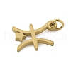 304 Stainless Steel Pendants STAS-U058-01G-12-2