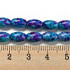 Spray Painted Synthetic Turquoise Beads Strands G-E617-B07-03B-5