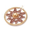 Glass Pendants PALLOY-MZ00229-01-4