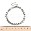 304 Stainless Steel X Link Chains Bracelets for Men & Women BJEW-D042-33P-5
