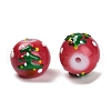 Christmas Theme Handmade Lampwork Beads LAMP-I028-08E-2