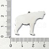 Non-Tarnish 201 Stainless Steel Pendants STAS-R118-02P-3