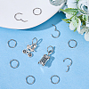 Beebeecraft 10Pcs 316L Stainless Steel Sleeper Earrings EJEW-BBC0001-56B-4