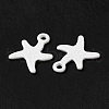 Spray Painted 201 Stainless Steel Charms STAS-I672-06B-2