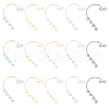 Unicraftale 30Pcs 5 Colors 316 Stainless Steel Ear Cuff Findings STAS-UN0039-44-1