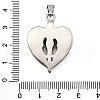 Goddess with Wing 304 Stainless Steel Pendants STAS-M121-04P-3