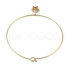 Brass with ABS Imitation Pearl Charm Necklace BJEW-Q350-05B-G-3