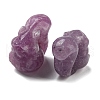 Natural Lepidolite Squirrel Display Decorations G-PW0007-008F-2
