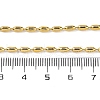 Rack Plating Brass Oval Link Chain Necklace NJEW-A035-06G-03-5