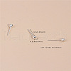 20Pcs Round Brass Nose Studs WGFA8C5-08-3