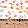 Electroplate Glass Seed Beads GLAA-SZC0007-08-4