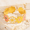 304 Stainless Steel Cuff Rings RJEW-D319-02G-02-1