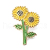 Sunflower Enamel Pins JEWB-P045-02B-G-4