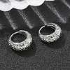 Brass Hoop Earrings EJEW-D320-16P-2