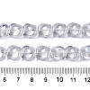 Electroplate Glass Beads Strands EGLA-N012-07P-4