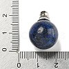 Natural Lapis Lazuli Perfume Bottle Pendants G-K338-22P-06-3
