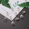 Rhinestone Hair Clips IFIN-WH0004-05-4