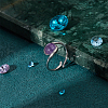 BENECREAT 1Pc Sterling Silver Ring Components STER-BC0002-53A-5