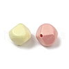 UV Plating Opauqe Acrylic Beads OACR-B031-40-2