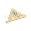 Rack Plating Brass Pendants X-KK-L155-51G-3