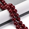 Baking Paint Glass Beads GLAA-Z010-01F-2