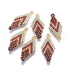 MIYUKI & TOHO Handmade Japanese Seed Beads Links SEED-E004-J17-2