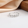 925 Sterling Silver Finger Rings for Women RJEW-C133-03P-1