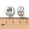 Non-Tarnish 304 Stainless Steel European Beads STAS-Z066-03P-2