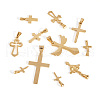 Kissitty 304 Stainless Steel Pendants STAS-KS0001-08G-2