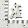 Non-Tarnish 201 Stainless Steel Pendants STAS-B055-01P-K-3