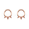 316L Surgical Stainless Steel 3 Spike Cartilage Earrings WG02E4B-05-4