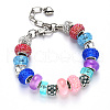 Acrylic & Resin & Polymer Clay Rhinestone European Beads FPDL-S015-04C-5