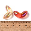 UV Plating Transparent Acrylic Beads OACR-H123-16-3