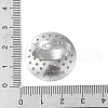 Non-Tarnish 304 Stainless Steel Sieve Ring Settings X-STAS-K278-06B-P-4