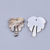 Black Lip Shell Pendants SSHEL-S251-25-2