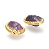 Raw Rough Natural Amethyst Beads G-P439-F02-3