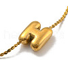 304 Stainless Steel Serpentine Chain Bracelets BJEW-H608-01G-H-3
