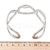 304 Stainless Steel Cuff Bangles for Women BJEW-D306-07P-3