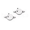 201 Stainless Steel Charms STAS-V001-17-1