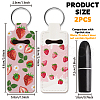 Elastic Neoprene Keychains KEYC-WH0045-005-2
