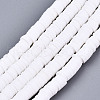Handmade Polymer Clay Beads Strands X-CLAY-R089-6mm-077-1