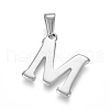 Non-Tarnish 304 Stainless Steel Pendants STAS-F106-95P-M-01-1